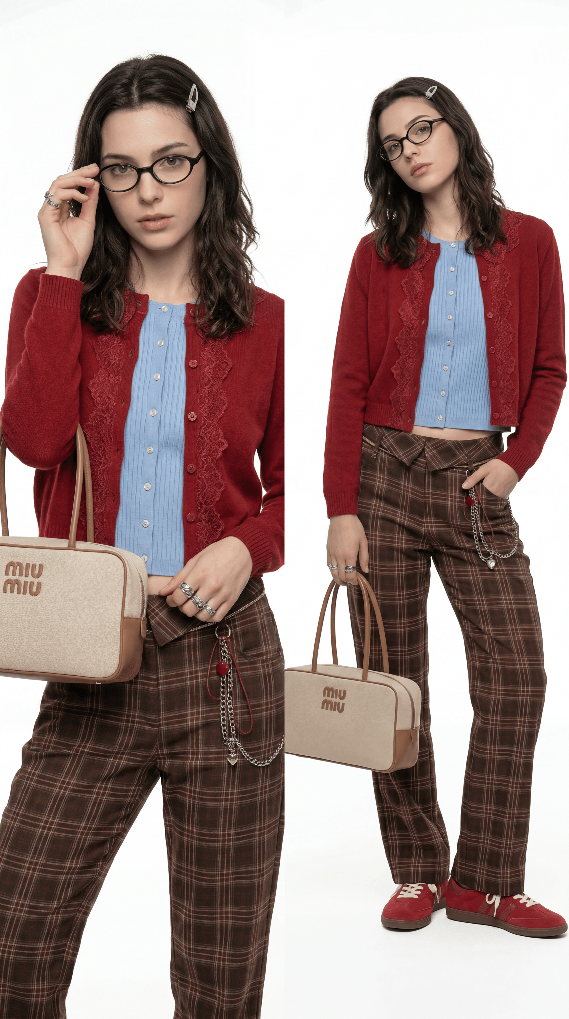 Две позы — Miu Miu Academic